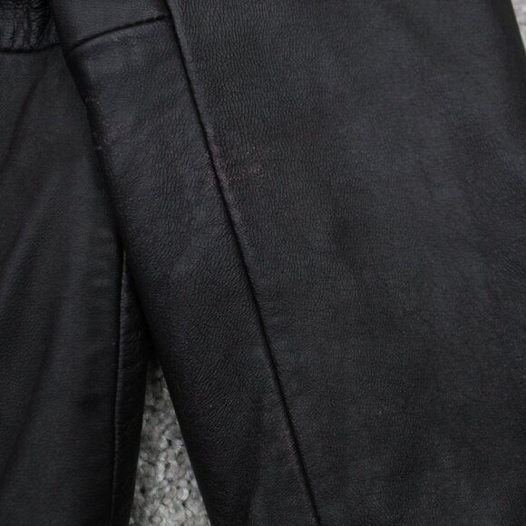 Centigrade Leather Jacket Mens Medium Brown Full Zip Polyester Lined Coat - Picture 4 of 13